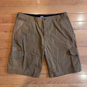 Dickies Brown Cargo Chino Shorts Size 38